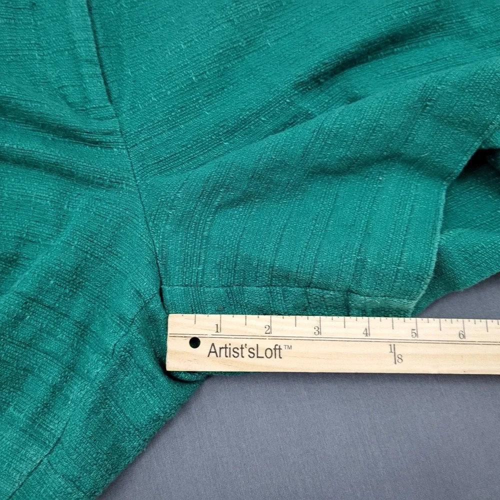 Ann Taylor Emerald Green Textured Cotton Shorts‎ Womens 14 Dressy Summer 468289